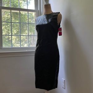 Commando Faux Leather Dress Large Black NWT